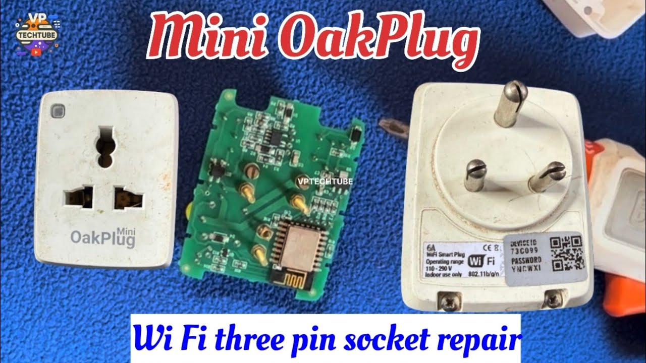 OakPlug WiFi Mini Smart Plug Repairing | Complete Teardown & Fix 🔌#SmartPlugRepair #WiFiSmartPlug