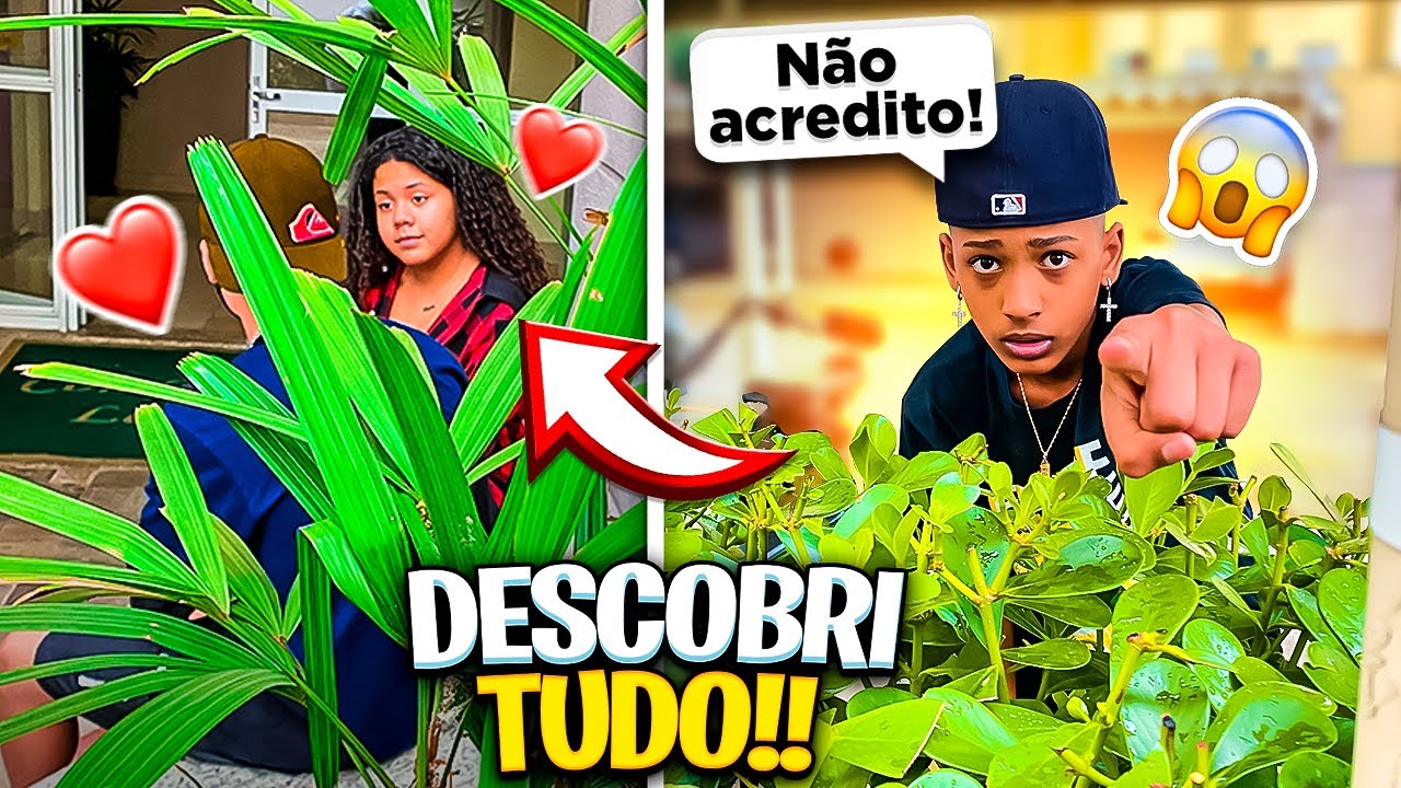 FLAGREI MINHA AMIGA COM UM GAROTO!