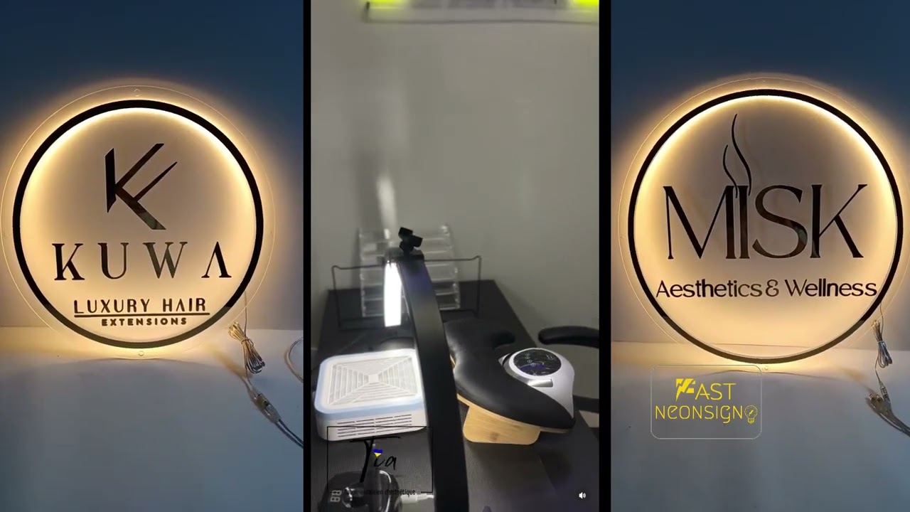 Illuminate Your Business with Our Custom Acrylic Board Backlit Sign!