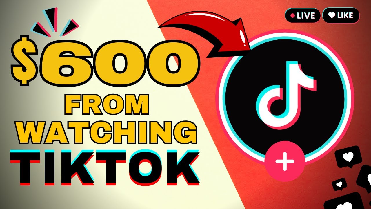 FREE $600- Watch Tiktok Videos And Earn Money