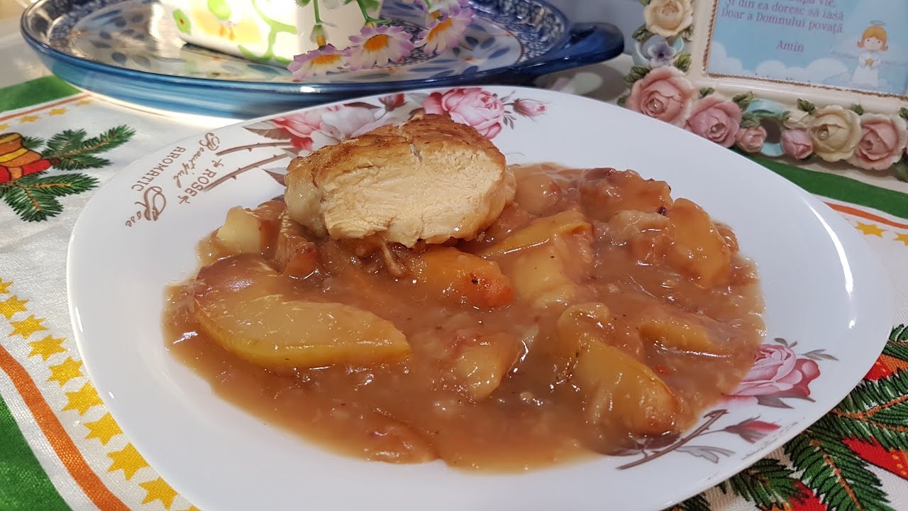 Sos de Gutui cu Piept de Pui Fraged Prăjit de la Bunica | Mâncare de Gutui Gustos de Toamnă 🍁