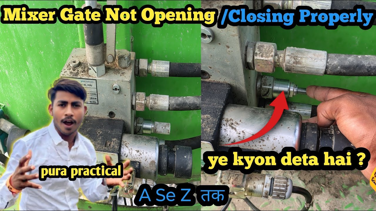 Batching Plant Mixer Gate Not Opening Closing Properly | directional control valve | 