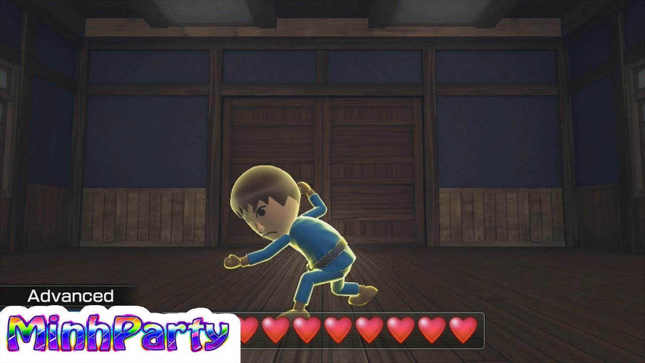 Wii Party U Minigames Gameplay Dojo Domination #27 @MINH PARTY U