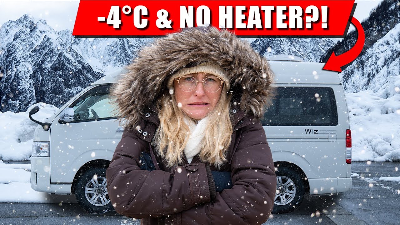 Traveling By Campervan in Japan's Winter - IT'S COLD!