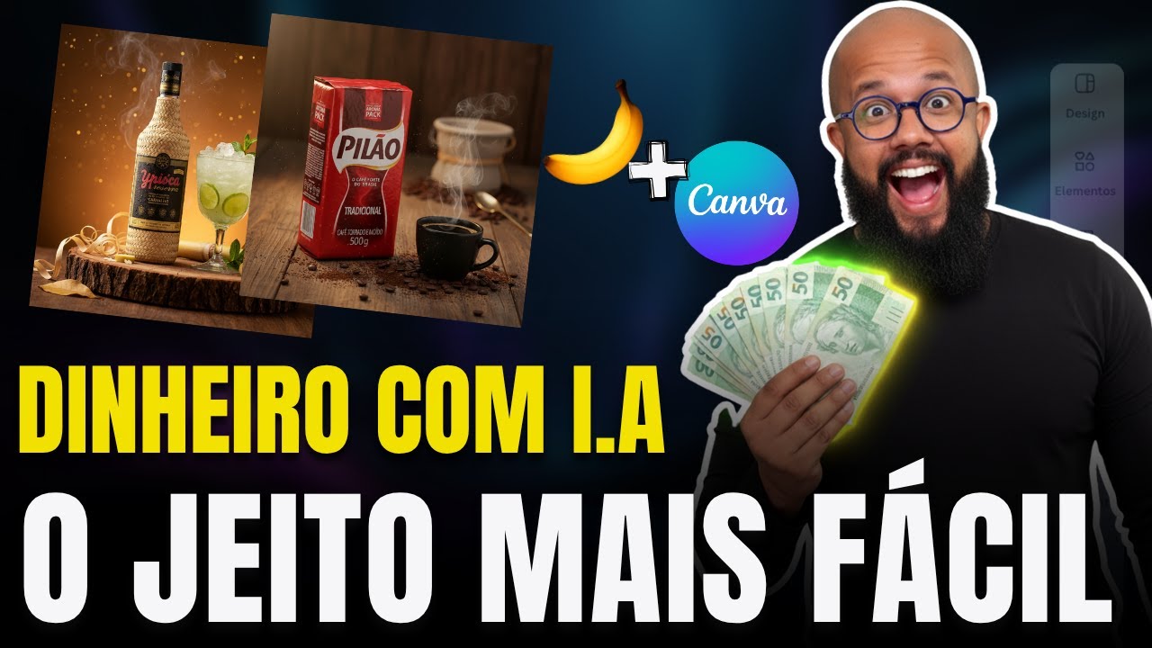 Como Fazer Dinheiro Online com Artes no Canva + NanoBanana (Passo a Passo Fácil)