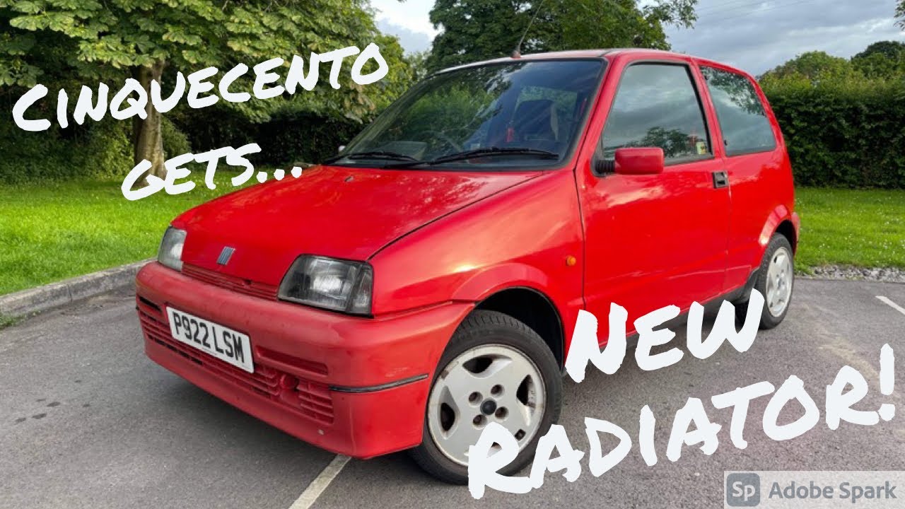 Changing the Radiator on the Cinquecento Sporting!