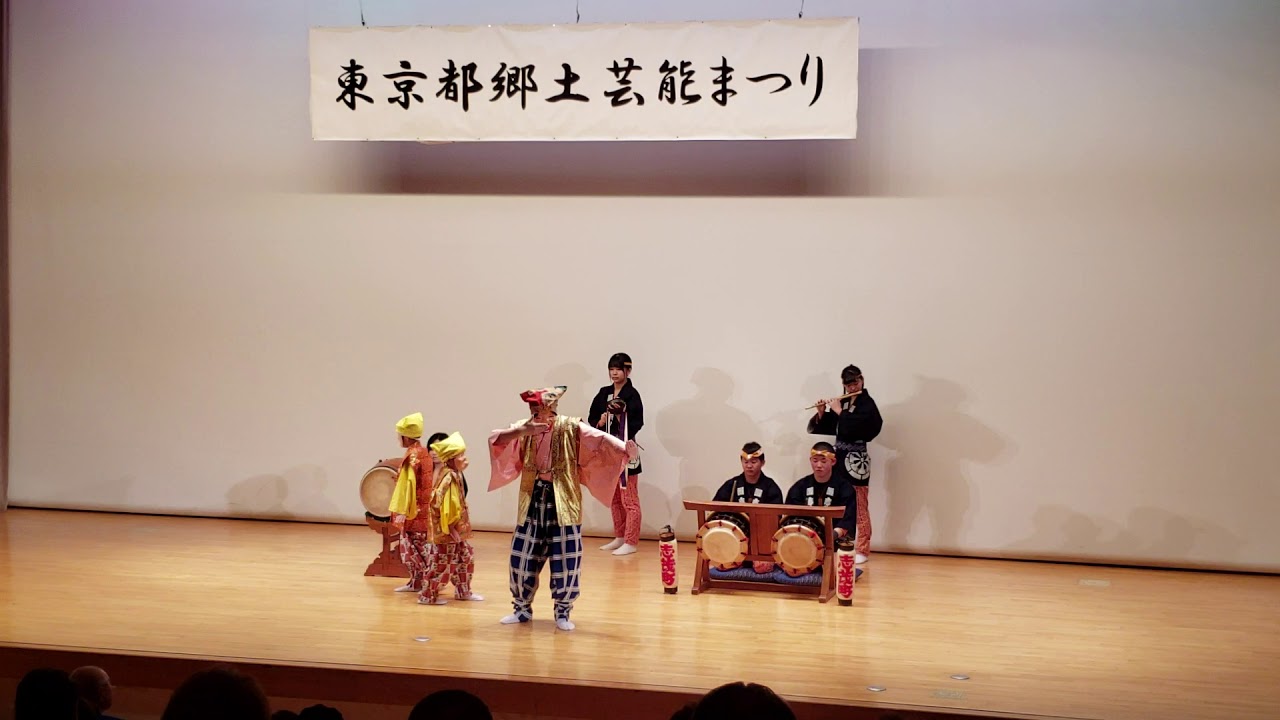 2019/3/3　東京都郷土芸能まつり　「拝島志茂町目黒囃子保存会」