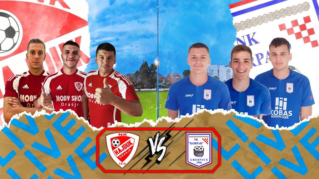 UŽIVO - Hajduk Orašje - NK Korpar Grebnice.