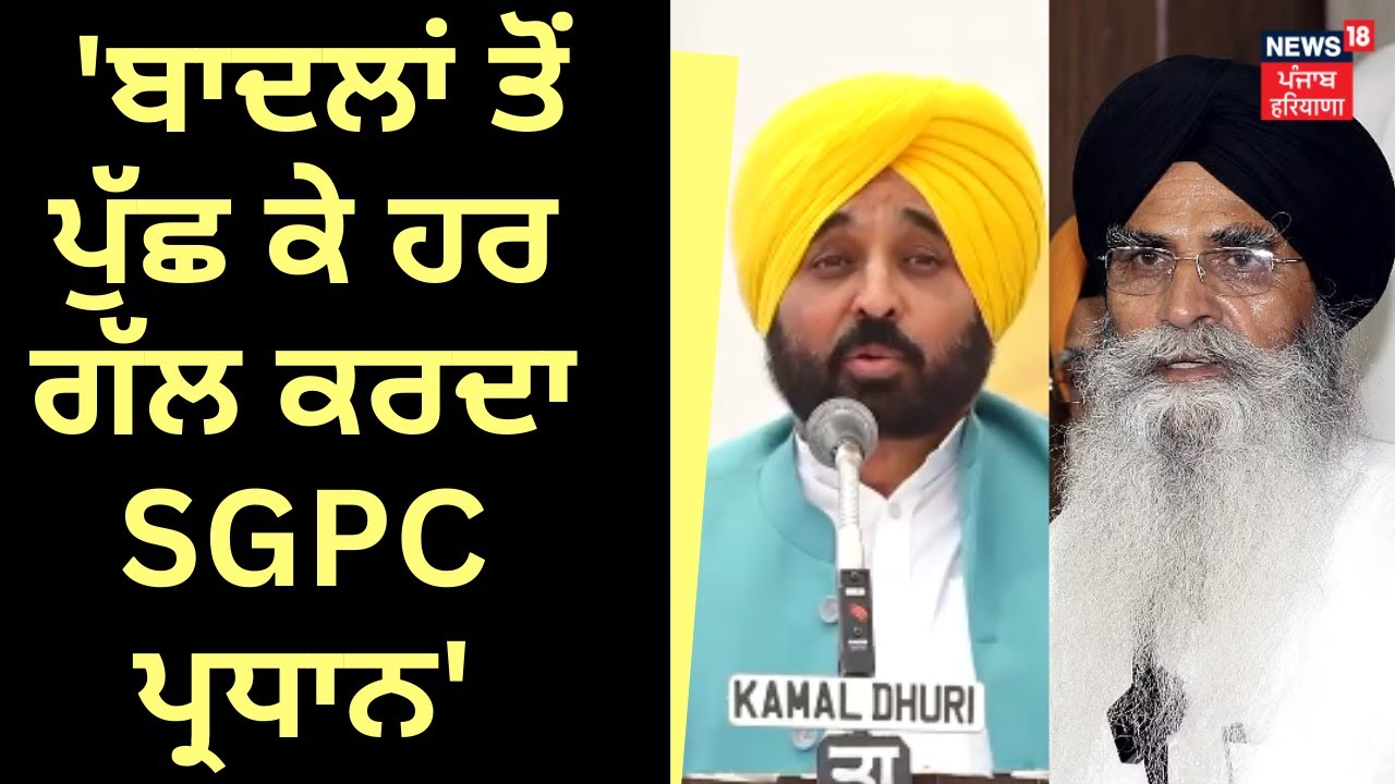 Bhagwant Mann on Harjinder Dhami | SGPC ਪ੍ਰਧਾਨ ਬਾਦਲਾਂ ਤੋਂ ਪੁੱਛ ਕੇ ਹਰ ਗੱਲ ਕਰਦੇ- Bhagwant Mann