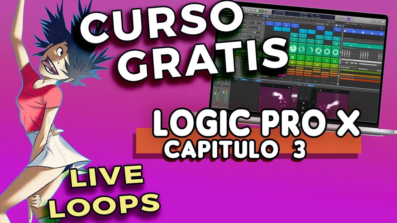 COMO USAR LOGIC PRO X CAPITULO 3 (NIVEL: BASICO) CURSO GRATIS 🎁[RAPIDO Y FACIL] LIVE LOOPS