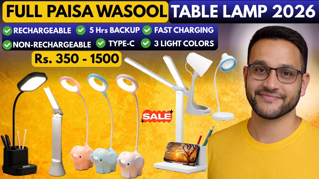 [NEW 2026]💡Best Table Lamp for Study India💡Best Study Lamp for Students ₹500-₹1000-₹1500