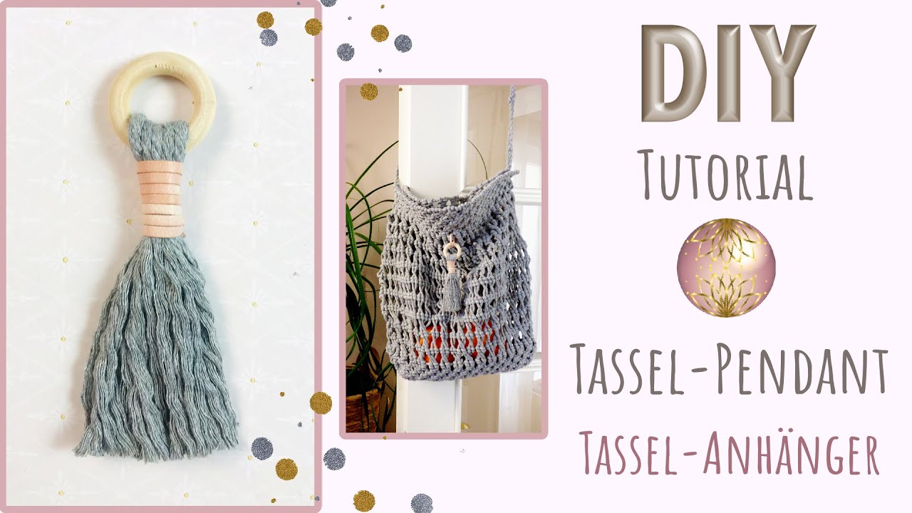DIY macram&eacute; &ndash; Tassel pendant - tutorial