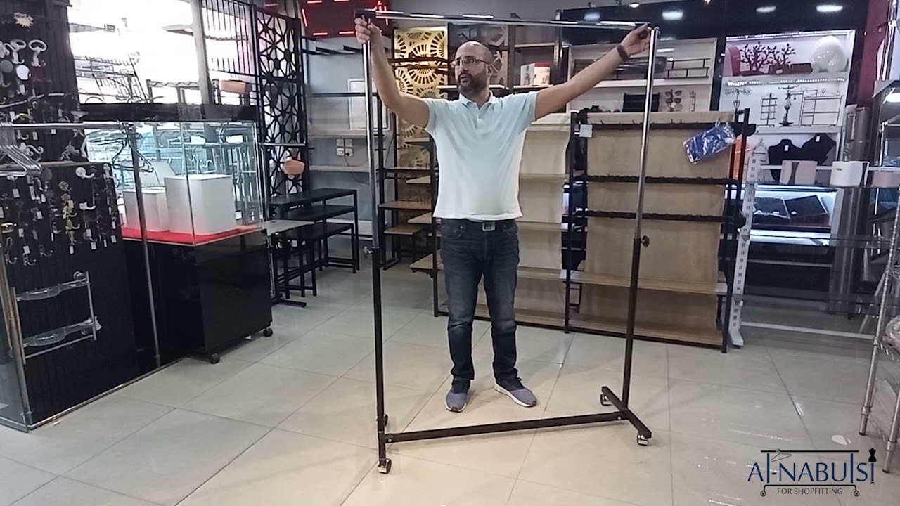 clothes rail alnabulsi shopfitting  - ستاند تعليق ملابس