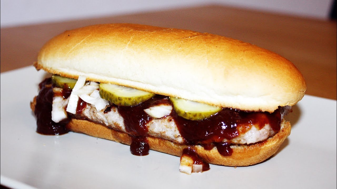 REZEPT: MCRIB ZU HAUSE nachgemacht - schnell zu Hause selber machen
