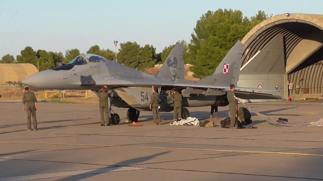 Polish Air Force MIG-29 in Athens Flying Week