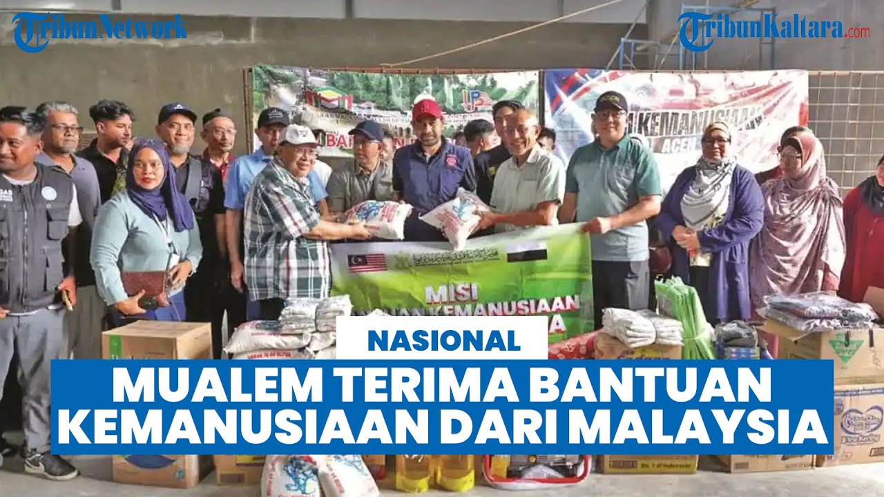 Gubernur Mualem Terima Bantuan Sembako dari Malaysia untuk Korban Banjir Aceh