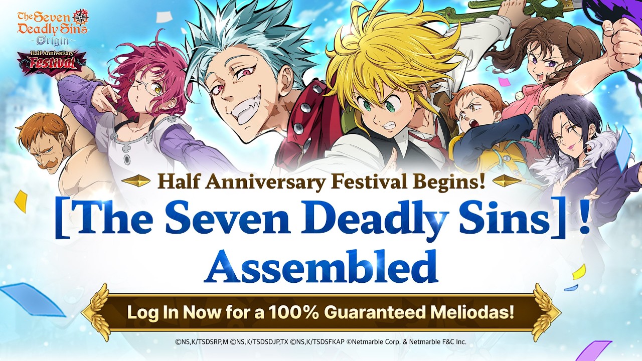 [The Seven Deadly Sins: Origin] Half Anniversary Update Overview!