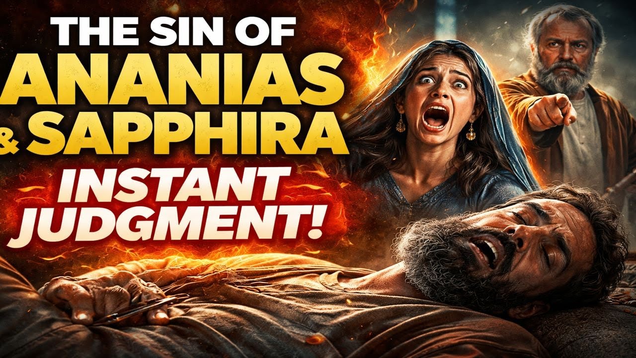 THE SIN OF ANANIAS AND SAPHIRA