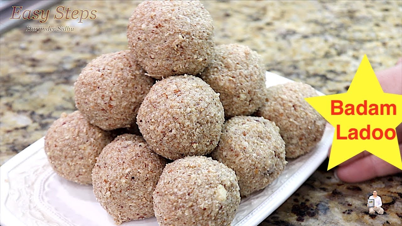 Badam Ladoo | Almond Ladoo | Almond Energy Balls Recipe
