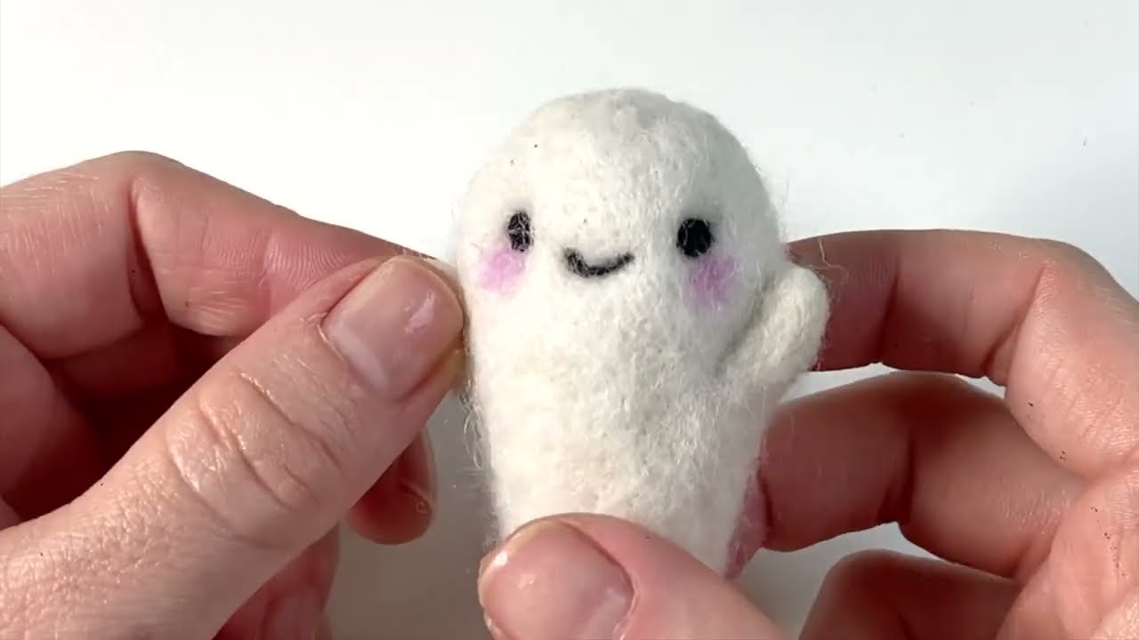 Needle Felt A Ghost Tutorial