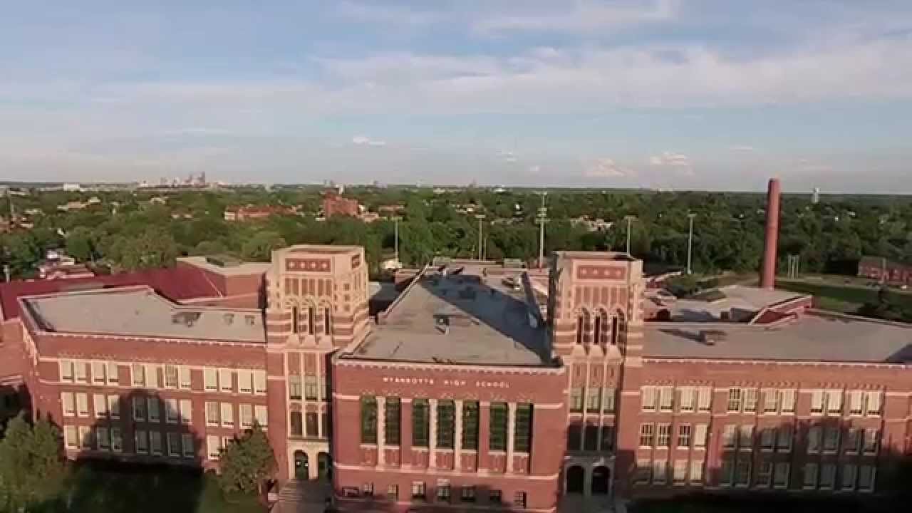 Wyandotte High School Flyover