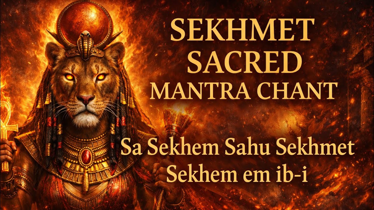 SEKHMET Mantra 🔥 Sa Sekhem Sahu Sekhmet | Lioness Goddess Fire Activation