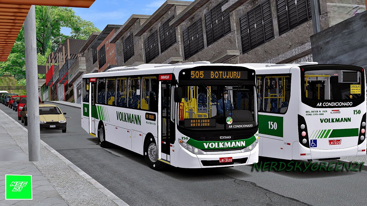 [OMSI 2] CURVAS, LADEIRAS E O ONIBUS DERRAPANDO NA PISTA | Apache Vip III mb of-1721 BLT5 - VOLKMANN
