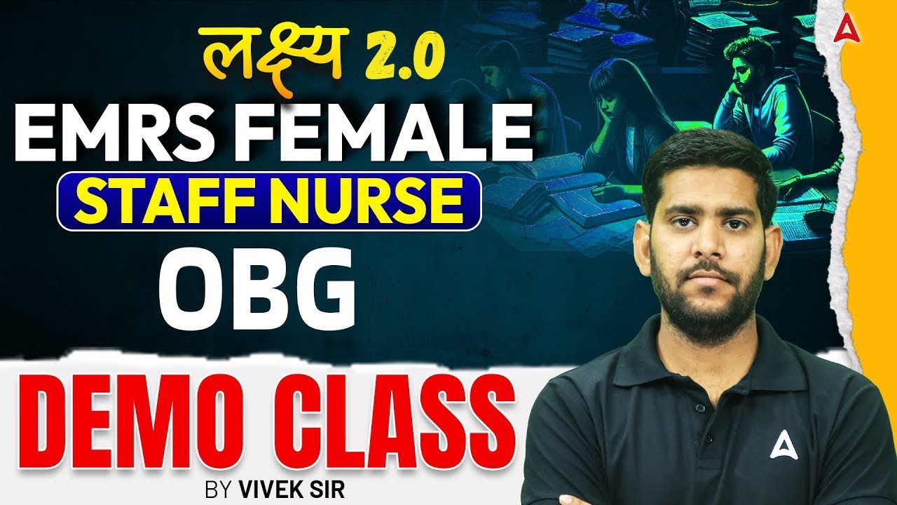EMRS Female Staff Nurse OBG Demo Class | EMRS Female Staff Nurse Vacancy 2025 #emrsstaffnurse #emrs