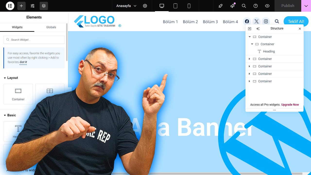 Tek Sayfalı Website Tasarımı (WordPress Ücretsiz Eklentiler)