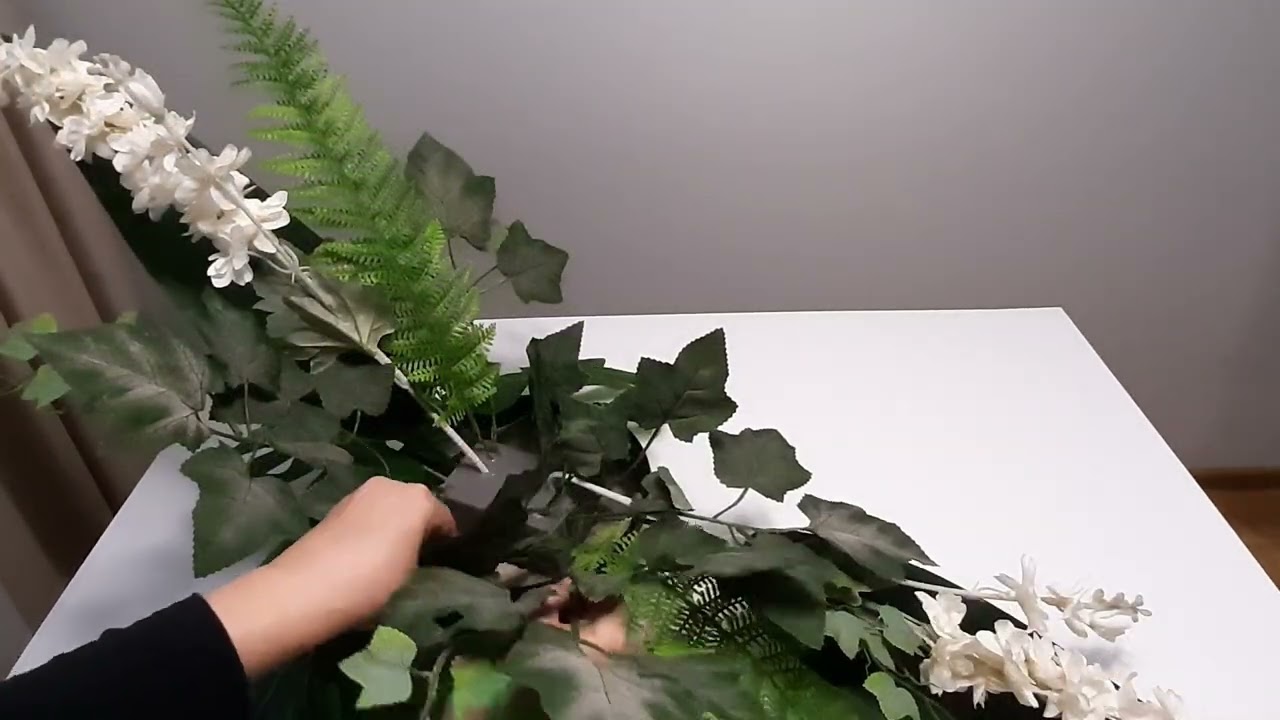 Stroik na Wszystkich Świętych w pastelach// DIY/ grave decoration
