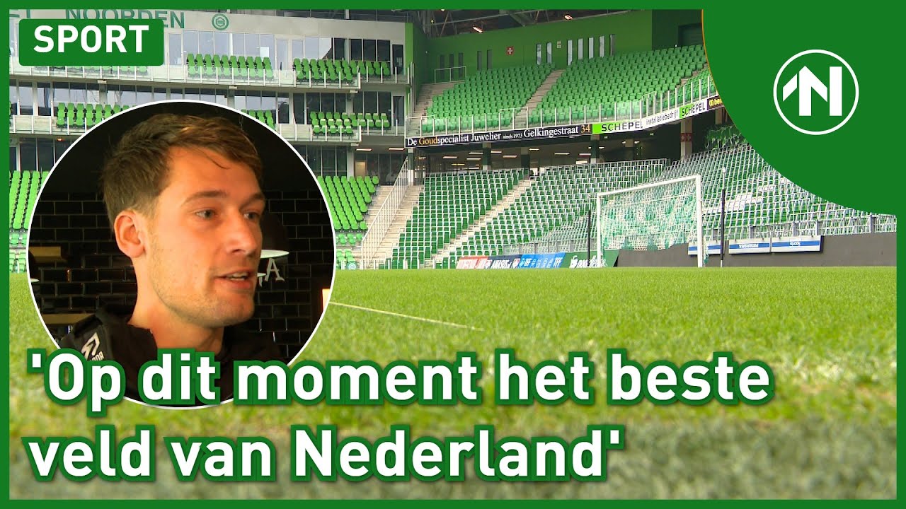 Groundsman Rowin Jansen zorgt elke wedstrijd voor 'het beste veld van Nederland'