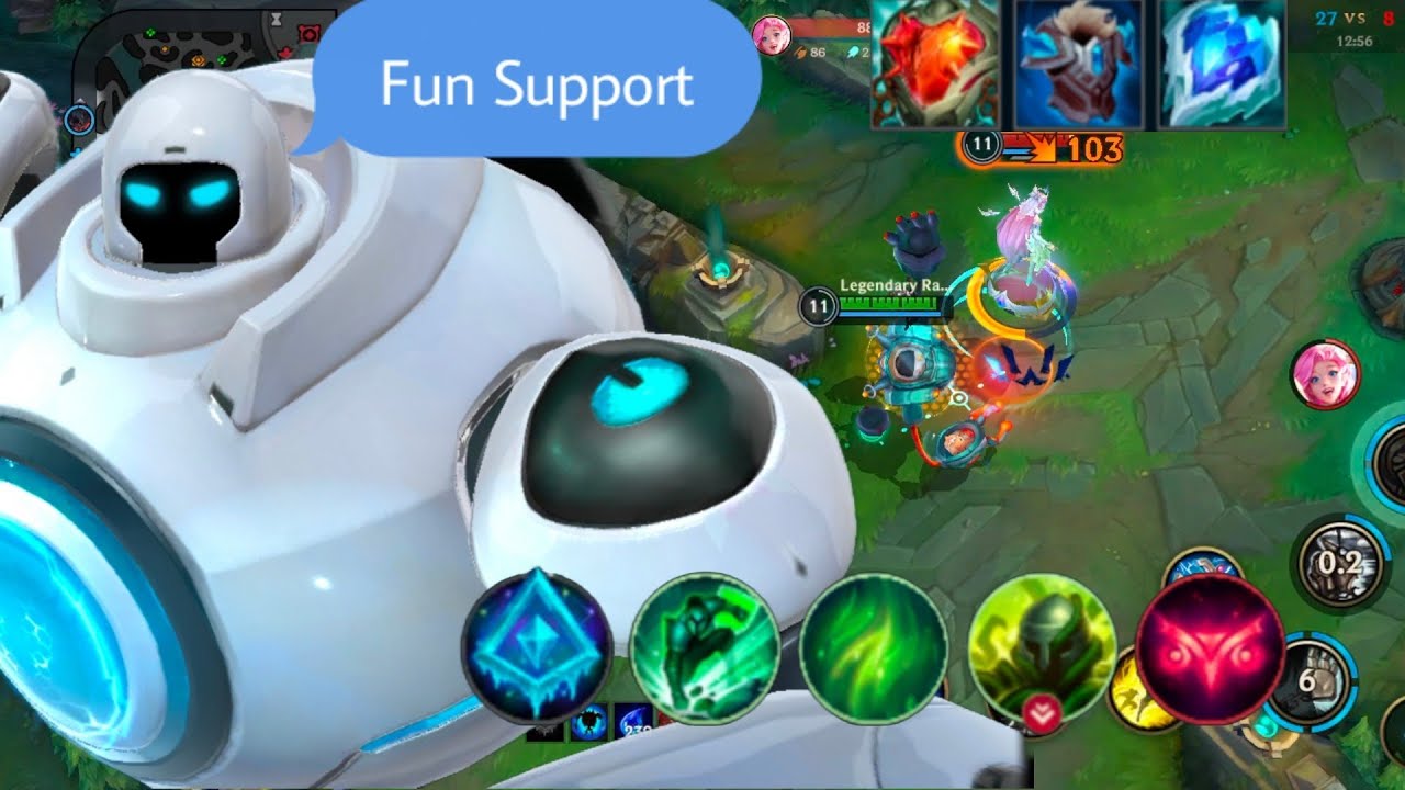 Most Fun Support In Wild Rift / Blitzcrank Gameplay S13