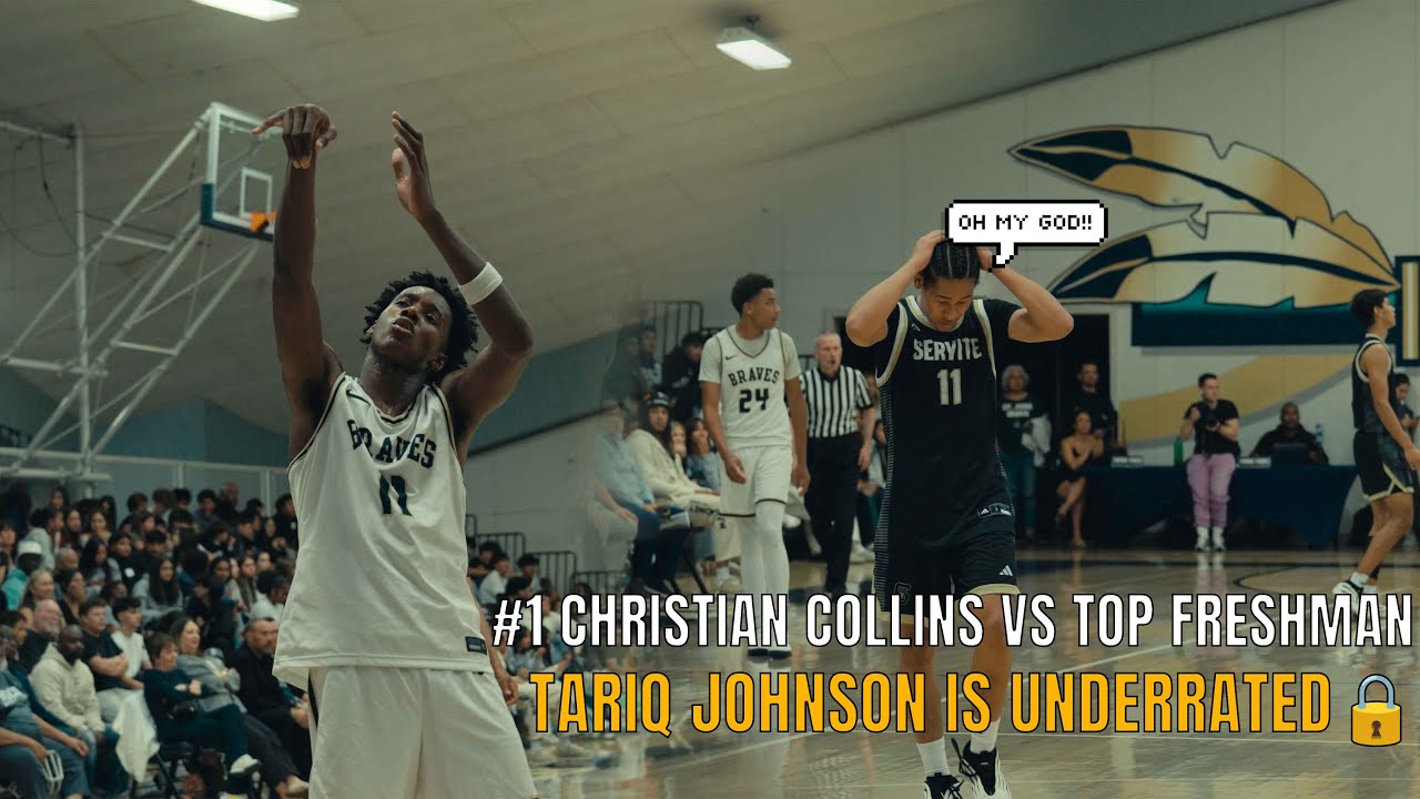 #1 Christian Collins vs Freshman Tariq Johnson... 🤐St. John Bosco vs Servite HS