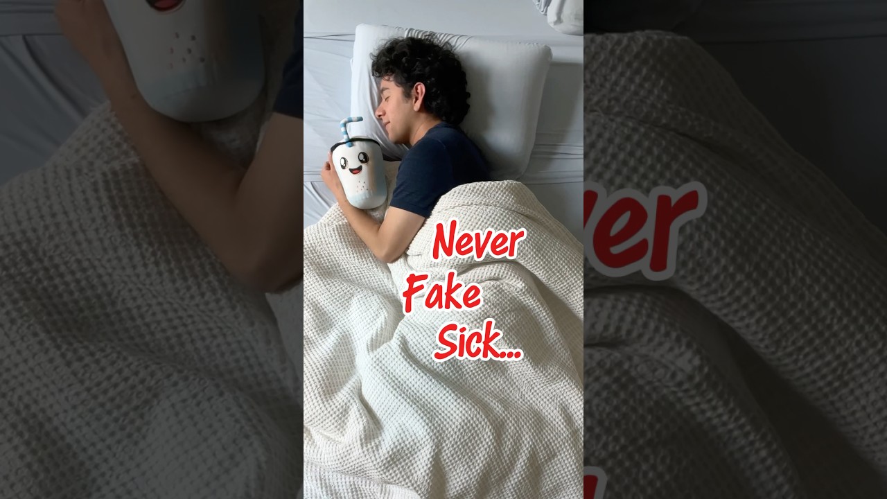 Faking sick to miss school&hellip;
