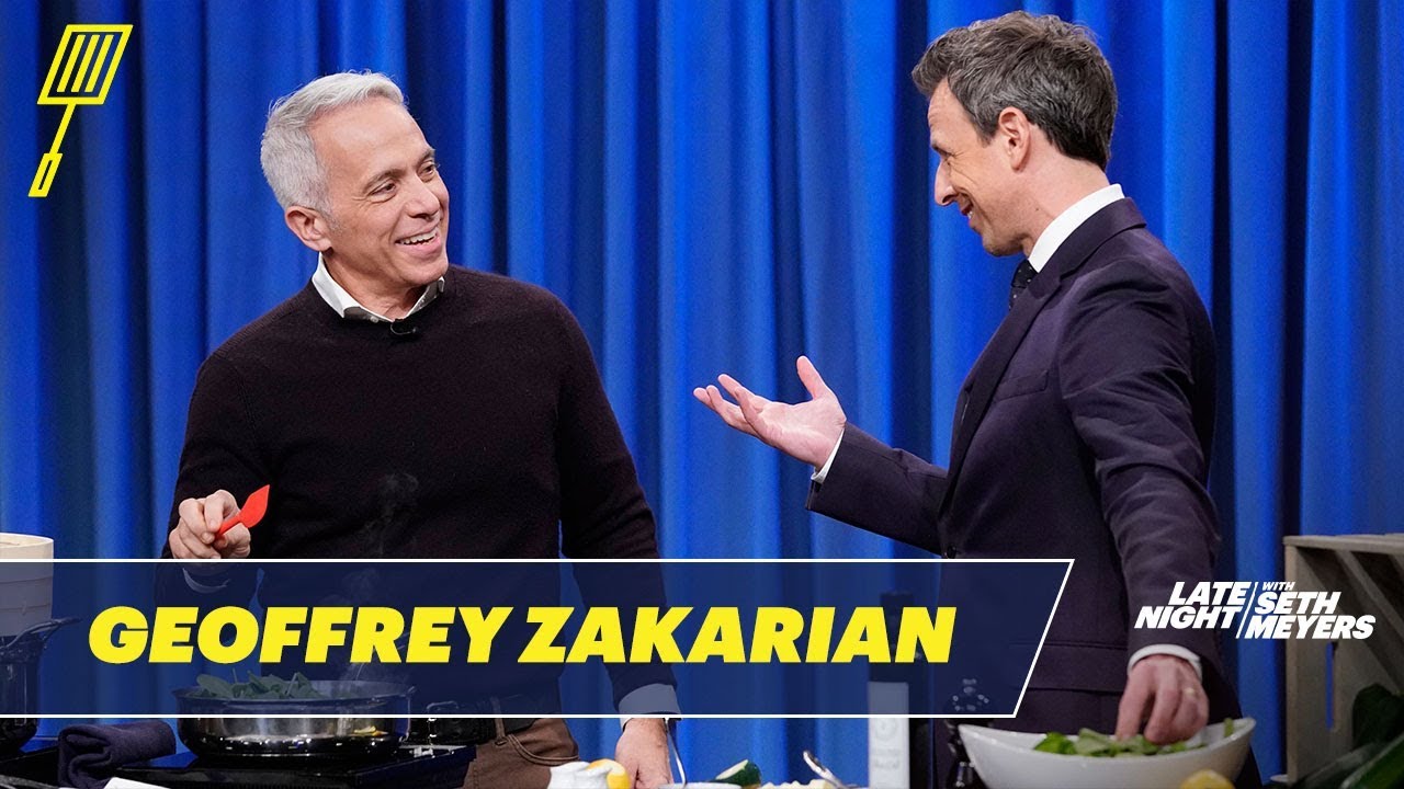 Geoffrey Zakarian Cooks a Steamed Bass with Zucchini and Spinach