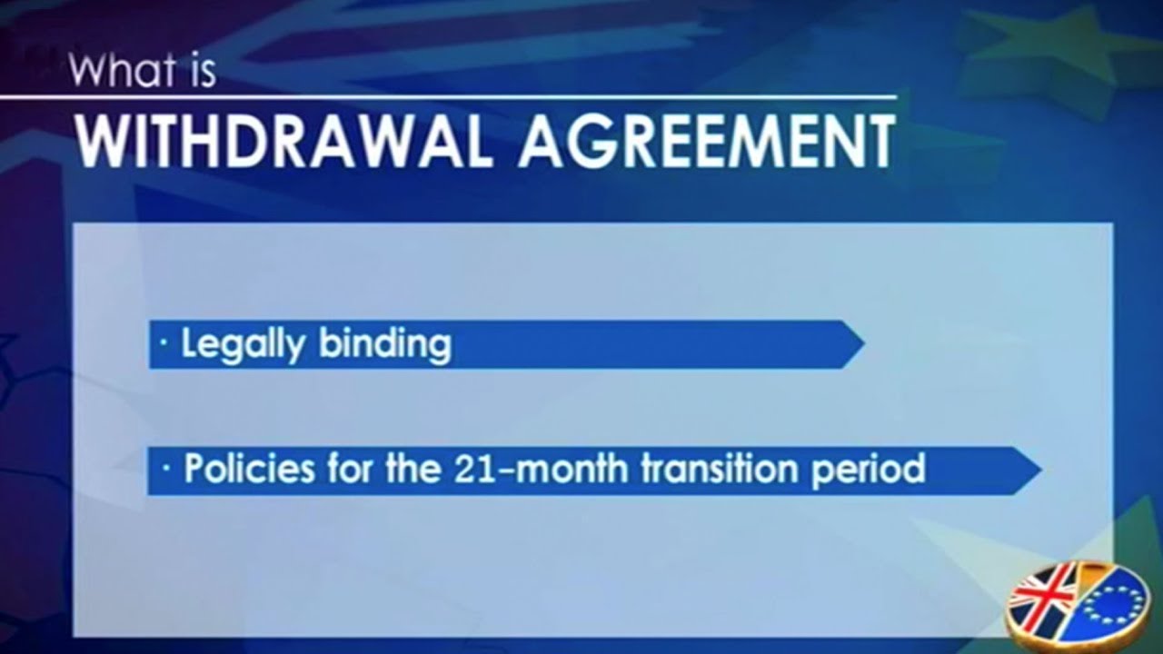 BREXIT TALKS: What are the Withdrawal Agreement and Political Declaration?