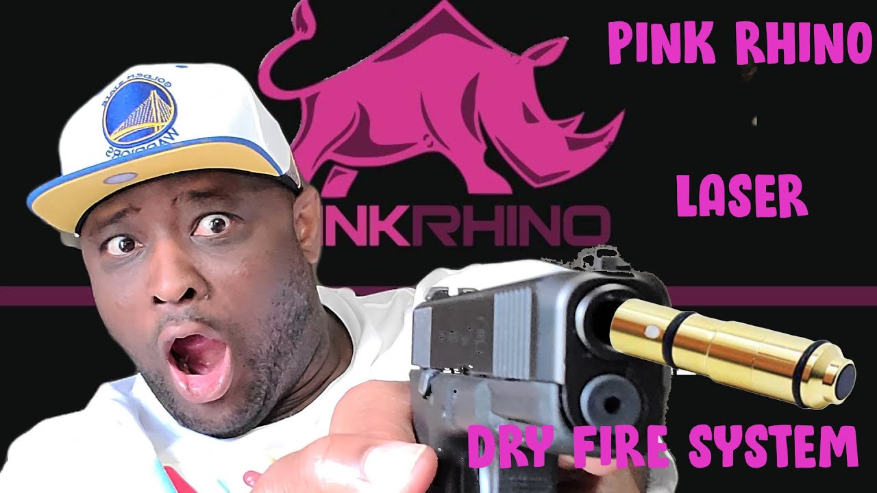 PINK RHINO LASER TRAINING CARTRIDGE.  Dry Fire Mag , Dry Fire Training