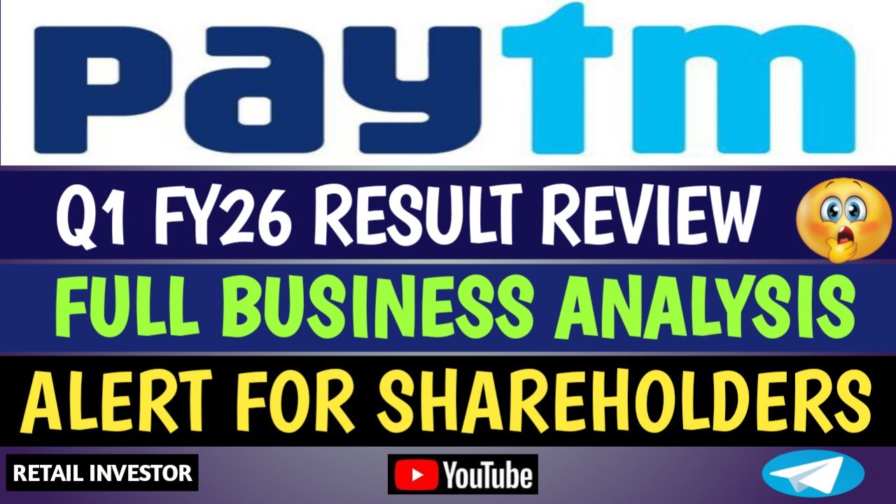 PayTM FIRST TIME PROFIT | Q1 FY26 RESULT REVIEW | RED ALERT FOR SHAREHOLDERS | #paytm