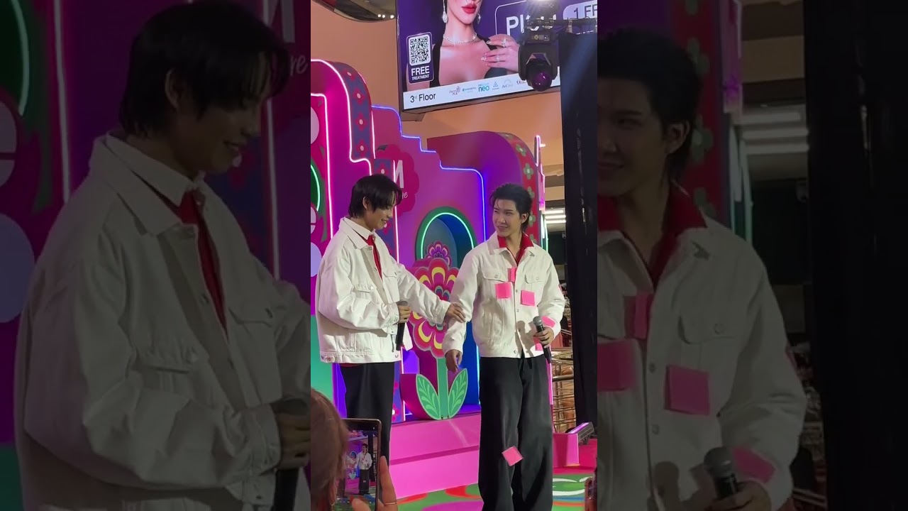 ช่วงเล่นเกม post-it (เกม 1/3) firstkhaotung #FirstKhaotungxTHEMALLLOVESTORE2026 #firstkhaotung 