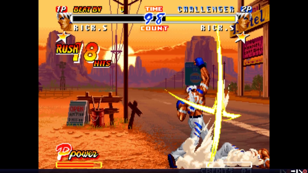 Rick Strowd Combo Real Bout Fatal Fury 2