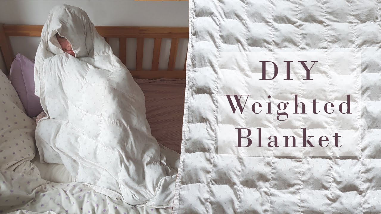 DIY Weighted Blanket Easy Tutorial | Kołdra Obciążeniowa | Cómo coser una manta ponderada/de peso