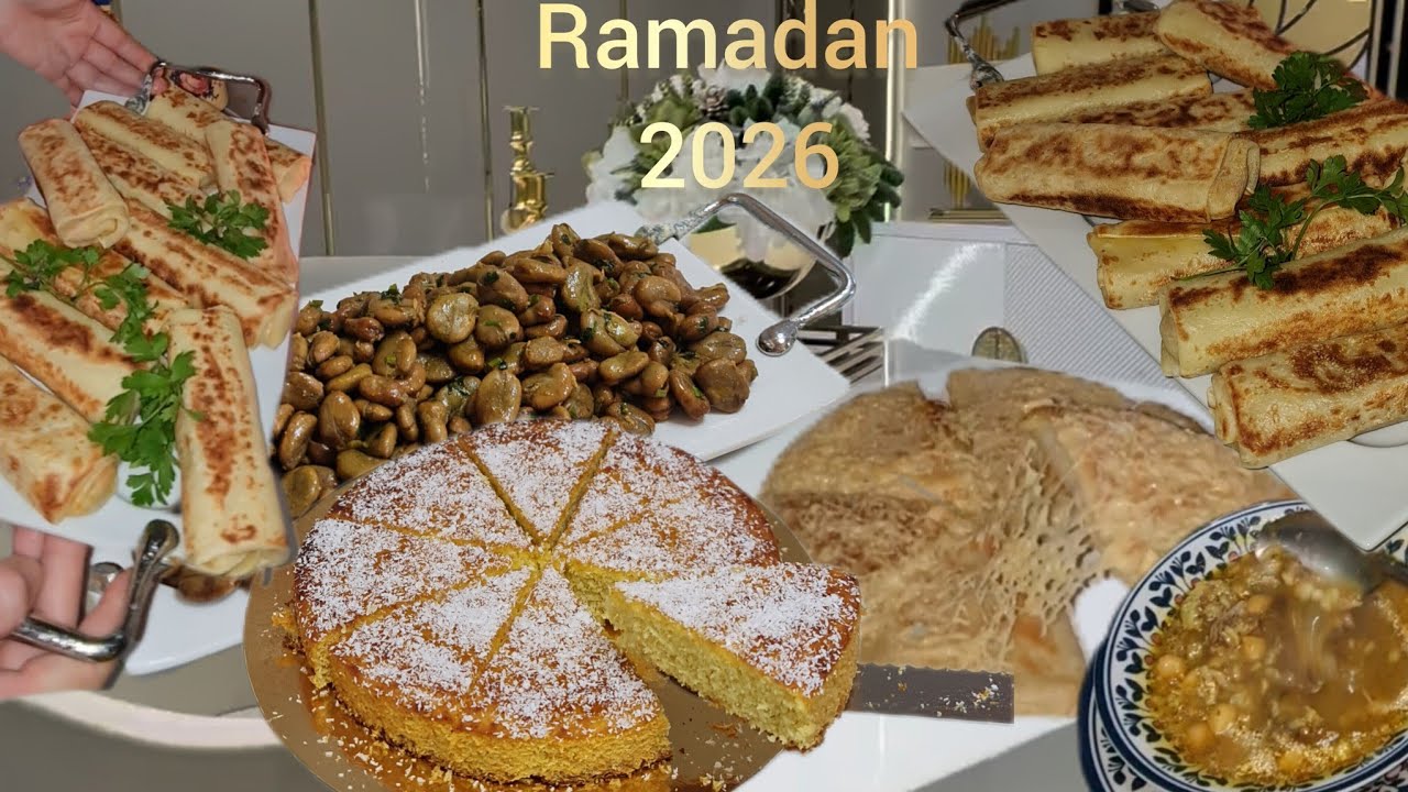 فطور رمضان كامل مكمول💪 شهيوات صحية ،مملحات بحشوات جديدة ،تحلية بدون سكر ولا غلوتين شربة صحية وسلطة 