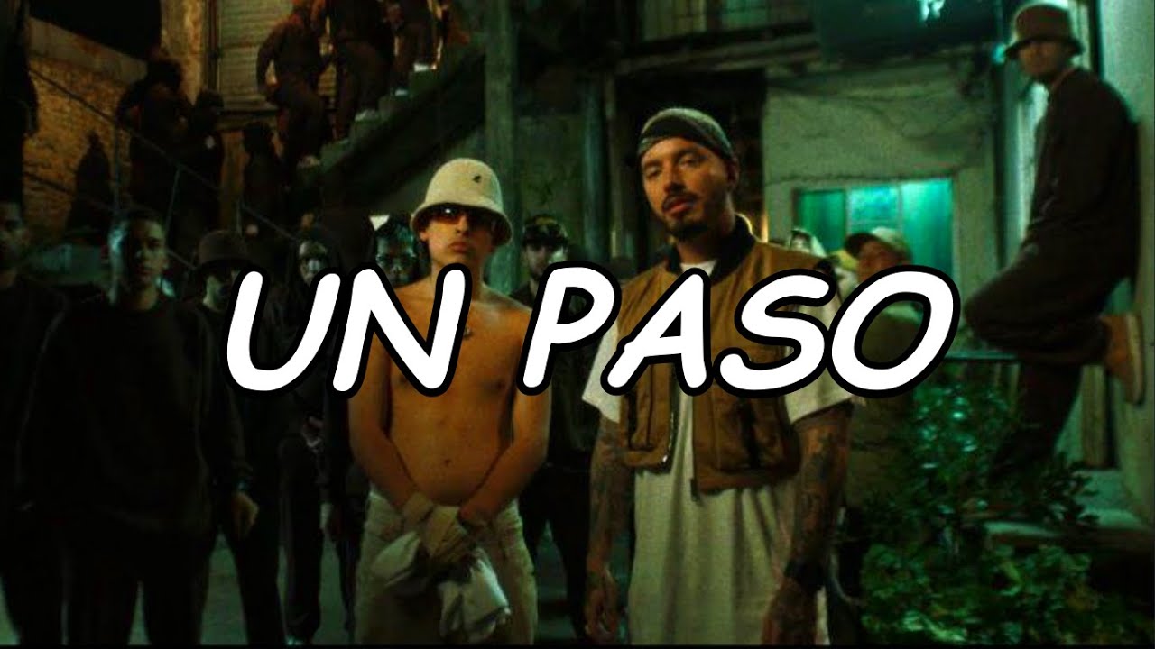 Trueno, J Balvin - UN PASO (Official Video Lyric)