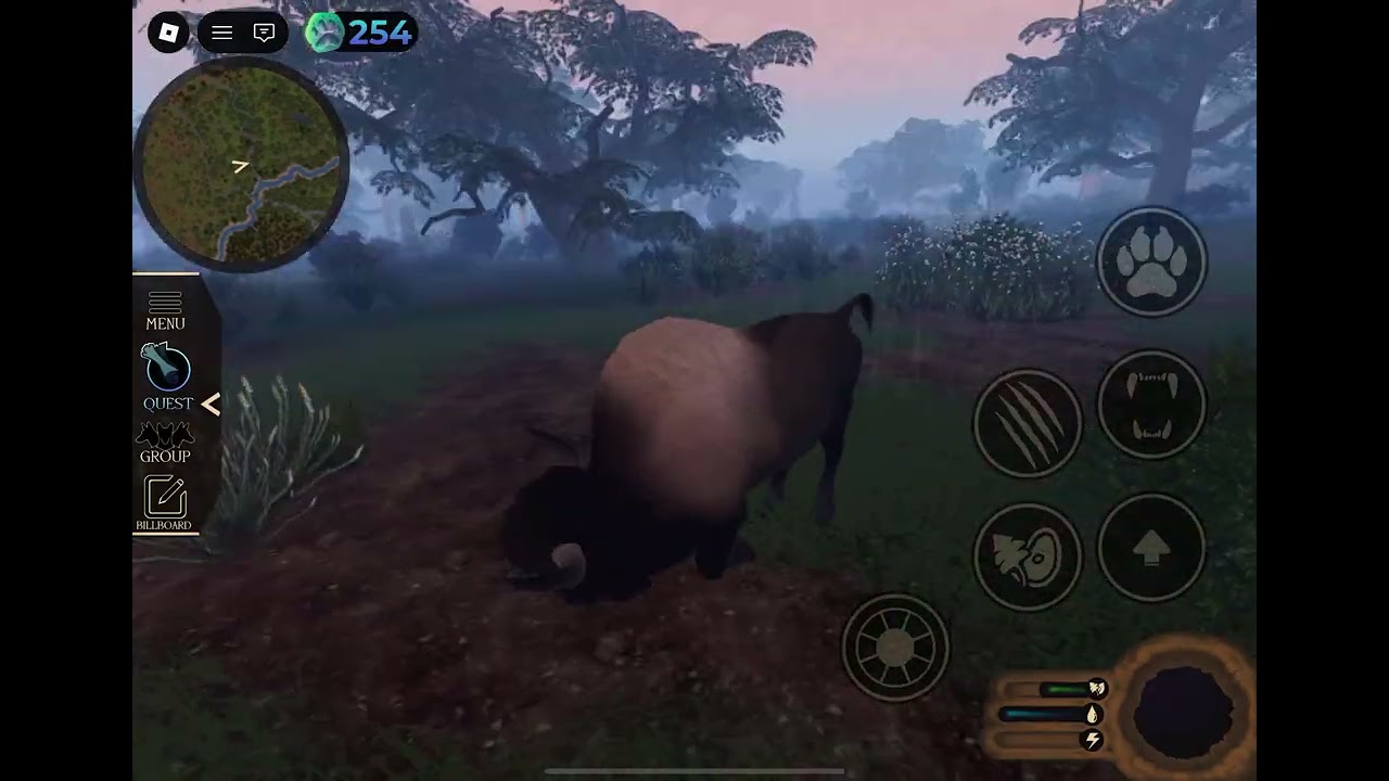 Life as a bizon ( almost got cooked by wolves btw💀)