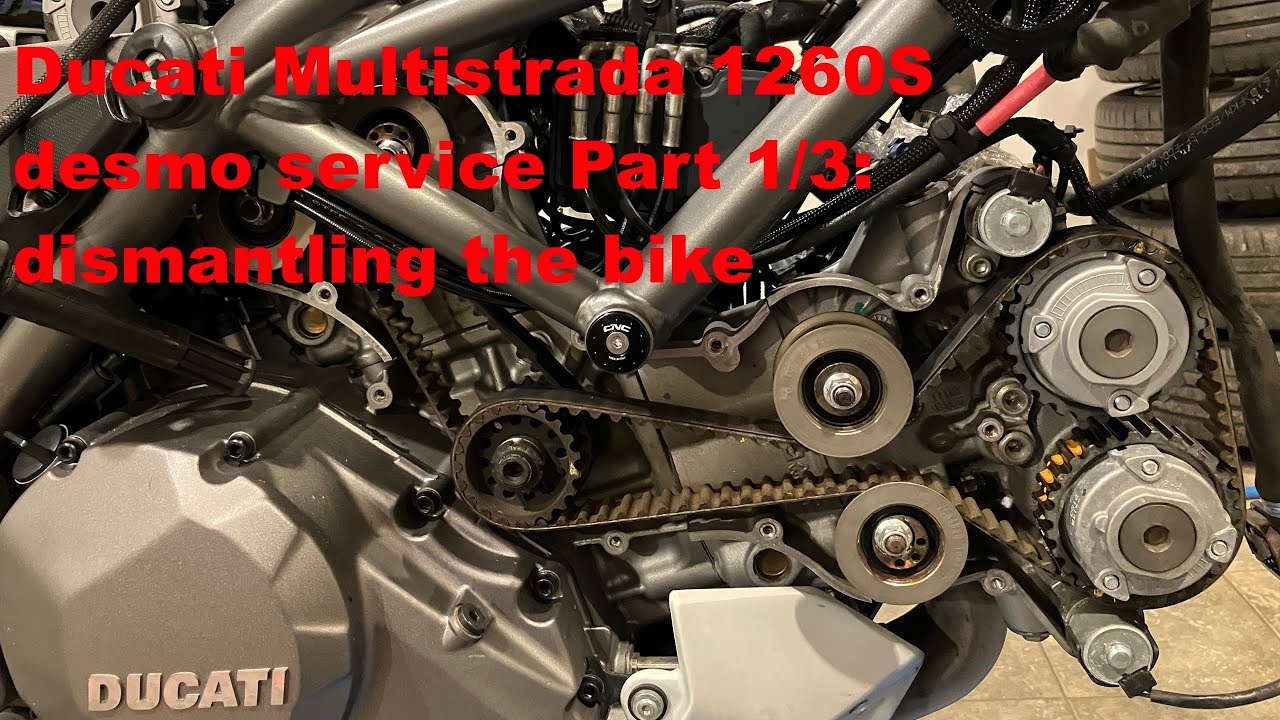 Обслуживание десмо Ducati Multistrada 1260S Часть 1/3: Разборка мотоцикла
