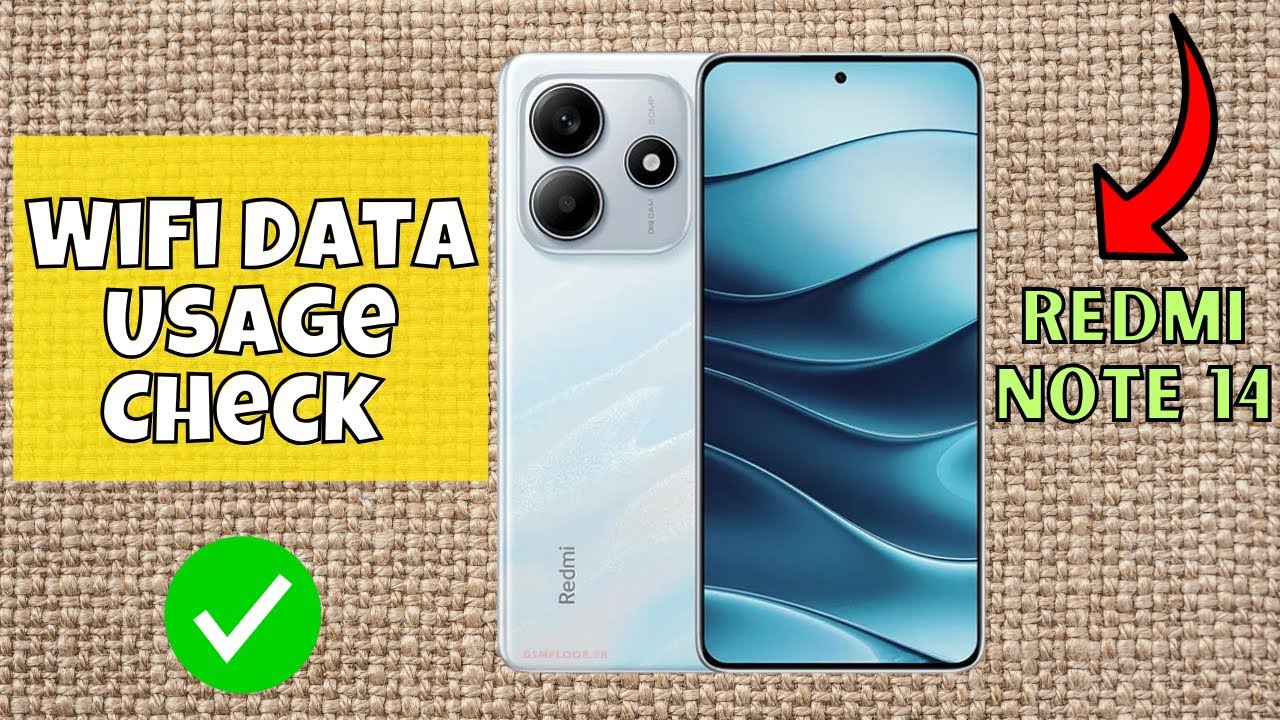 WiFi Data Usage Check on Redmi Note 14 (Quick Method)
