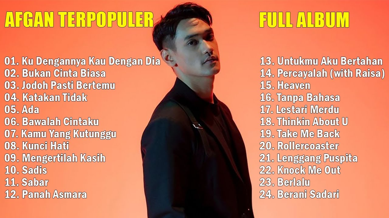Lagu Terbaik AFGAN Full Album 2023 Terbaru - Lagu Pop Indonesia Hits & Terpopuler Saat Ini