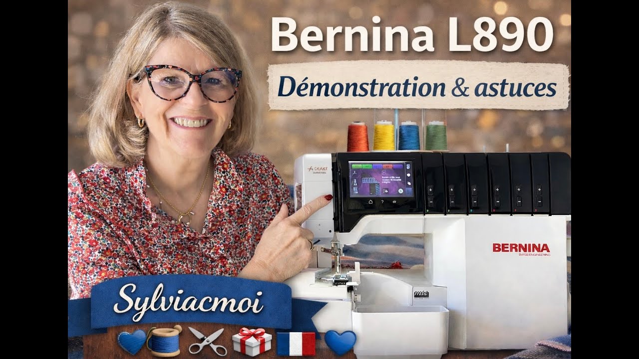 Je dévoile les atouts de la Bernina L890 en mode recouvreuse