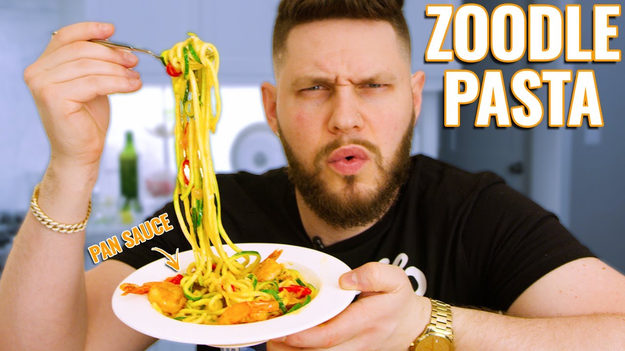 THE BEST HEALTHY PASTA EVER!! (INSANE FLAVOR!)
