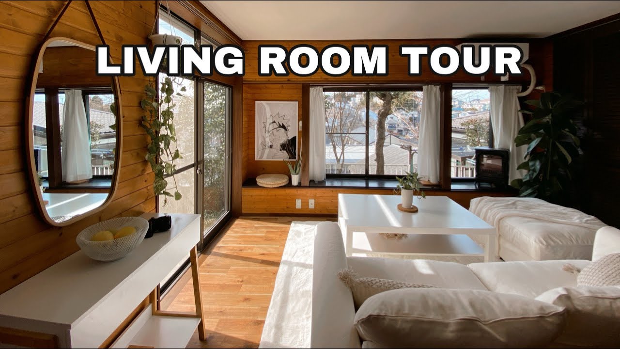 JAPANESE LIVING ROOM TOUR | White furniture design | Moving vlog 10